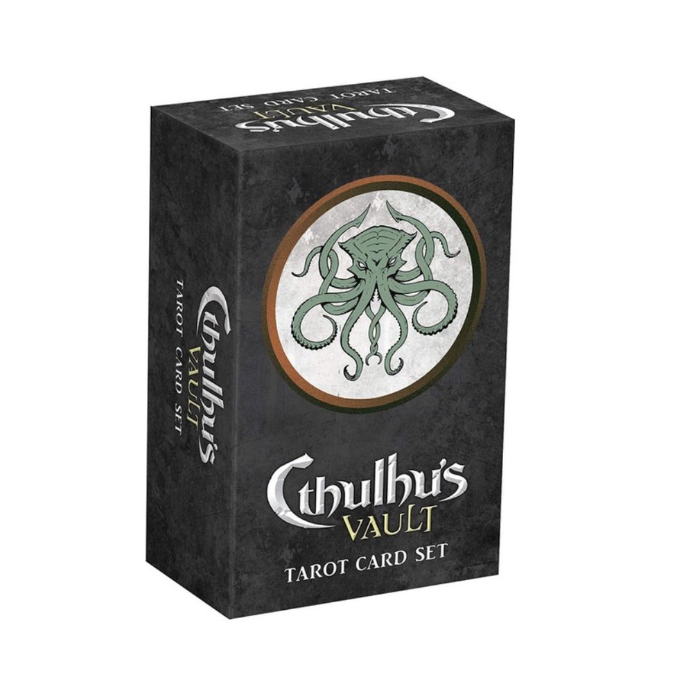 SEALED Ultra PRO Cthulhu's Vault Tarot Cards, Detailed Guidebook, 78 Cards, Blac - Picture 2 of 3